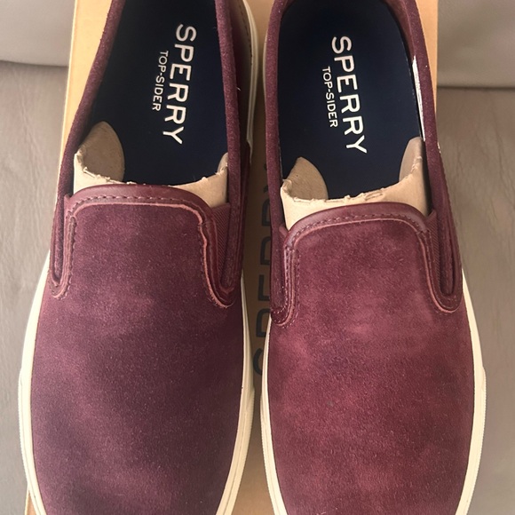 NIB Sperry Captain S/O Topsiders Suede and Leather Men’s 9.5 M $110 - Picture 2 of 8